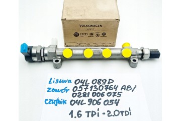 W wa 04L130089D NEW OE INJECTION RAIL REGULATOR FUEL PRESSURE SENSOR