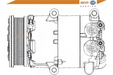 AIR CONDITIONING COMPRESSOR FORD FOCUS C MAX 10 BEHR H Car type cargo vans passenger cars