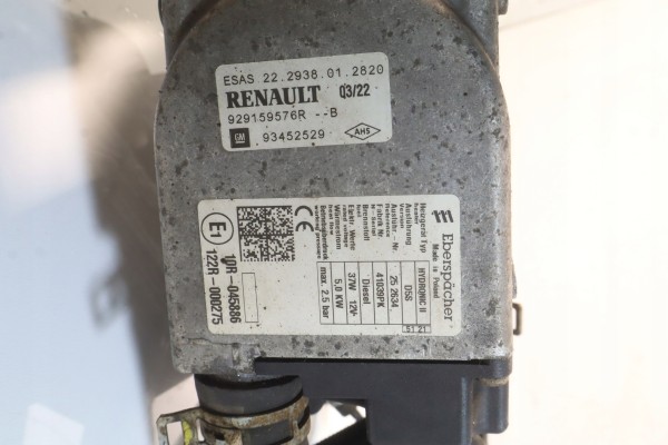 WEBASTO RENAULT HIT III LIFT 2 0DCI 929159576R Version European