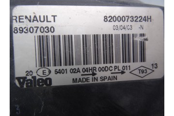 8200073224H  FARO IZQUIERDO RENAULT MEGANE II BERLINA 5P Confort Authentique 2003 8200073224H 209400 RENAULT - 2