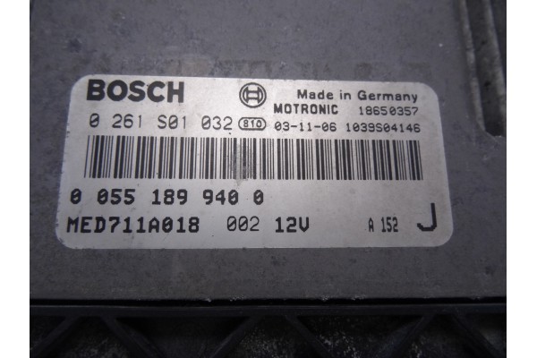 00551899400  CENTRALITA MOTOR UCE ALFA ROMEO GT (125) 2.0 JTS 16V Progression 2004 00551899400 209532 ALFA ROMEO - 2