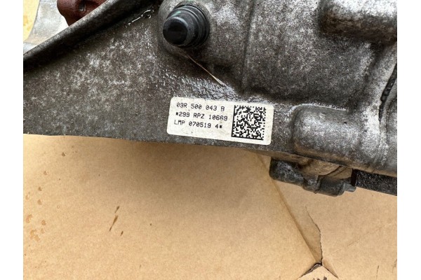 AUDI A6 C8 4K DIFFERENTIAL BRIDGE REAR RPZ 44 10 09R500043B Catalog number of the part 09R500043B