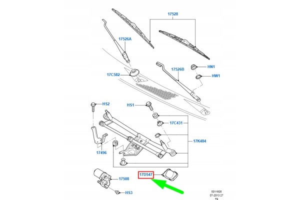 Módulo sensor de lluvia para parabrisas FORD TRANSIT MK3 1745368 ORIGI