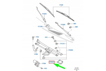 Módulo sensor de lluvia para parabrisas FORD TRANSIT MK3 1745368 ORIGI