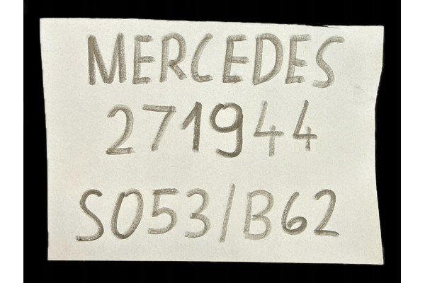 Mercedes 271946 1 8 benzyna silnik kompletny z penym osprzetem gotowy Catalog number of the part 271946
