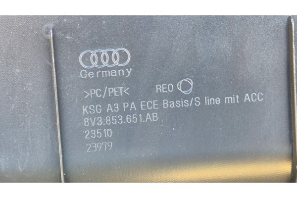 Rejilla delantera falsa para radiador Audi A3 8V Facelift 2016-2020 co