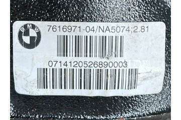 Rear differential BMW 3 F30 F35 F31 7616971 Catalog number of the original 33107616971