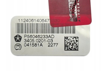 Jeep Grand Cherokee IV WK2 P56046233AD Differential Lock Switch Catalog number of the original P56046233AD