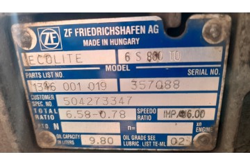 Transmission DAF MAN IVECO Catalog number of the part 1