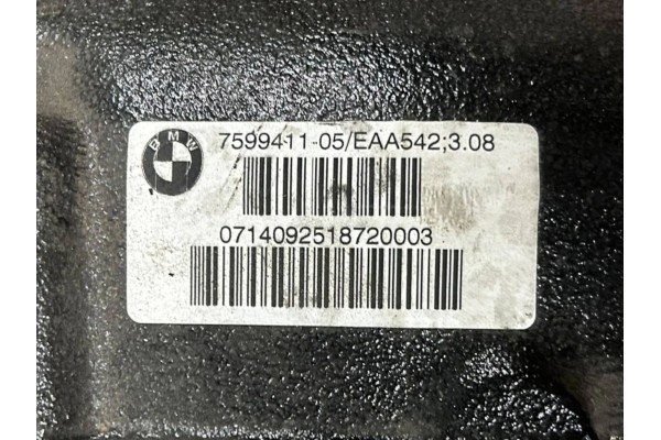 Rear differential BMW 1 F20 F21 7599411 Catalog number of the part 7599411