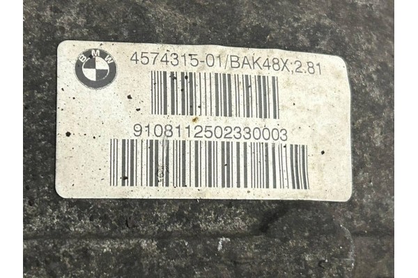 Rear differential BMW 5 F10 F11 4574315 Catalog number of the original 33104574315