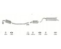 Silencers pipe Polonez Caro Atu capacity1 5 1 6 set