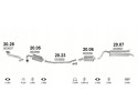 Silencers pipe Polonez Caro Atu capacity1 5 1 6 set Catalog number of the part 20 05 20 06 20 11 20