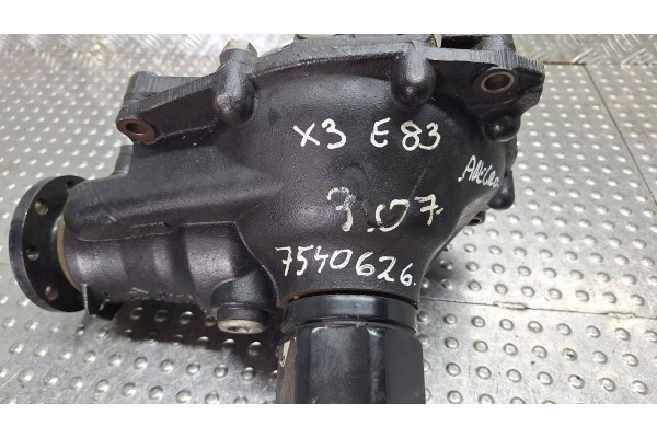 Reductor de puente delantero 3.07 7540626 BMW X3 E83 2.0D