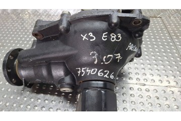 Reductor de puente delantero 3.07 7540626 BMW X3 E83 2.0D