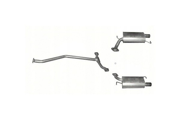 Final silencers pipe Mazda 6 2 0 2 5 from 2007 seals