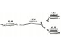 Final silencers pipe Mazda 6 2 0 2 5 from 2007 seals Catalog number of the part 12 28 12 27 12 26