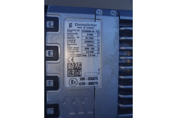 Eberspacher Hydronic M 2 D10W 24V Car type buses trucks cargo vans