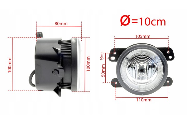 Luces Diurnas DUOLIGHT DL12 de EinParts Automotive