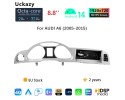 8 9 Android 14 Car Radio for Audi A6 C6 2005 2009 MMI 2G Carplay GPS Screen