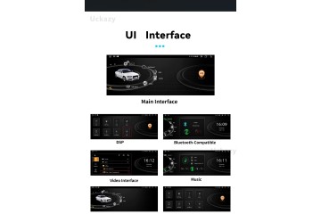8 9 Android 14 Car Radio for Audi A6 C6 2005 2009 MMI 2G Carplay GPS Screen Customs tariff code 85287220
