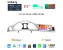 8 9 Android Radio Multimedia for Audi A6 C6 2010 2011 MMI 3G Carplay Screen