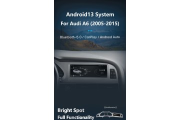 8 9 Android Radio Multimedia for Audi A6 C6 2010 2011 MMI 3G Carplay Screen Catalog number of the part XAD14AUDI88A615H 32