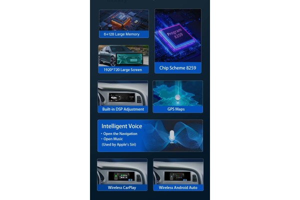 8 9 Android Radio Multimedia for Audi A6 C6 2010 2011 MMI 3G Carplay Screen Part manufacturer ePathChina