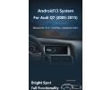 10 25 Android Radio Multiemdia for Audi Q7 2005 2009 MMI 2G Carplay Screen Catalog number of the part XAD14AUDIQ72G 32