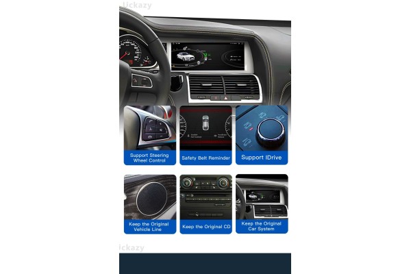 Radio Multimedia Android 10.25 para Audi Q7 2005-2009 MMI 2G con Panta