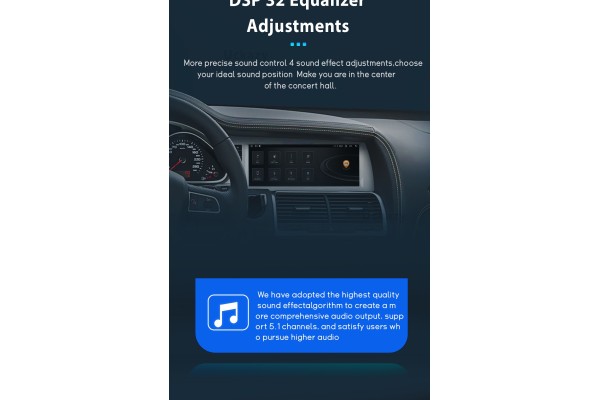 Radio Multimedia Android 10.25 para Audi Q7 2005-2009 MMI 2G con Panta
