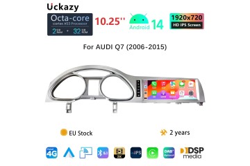 10 25Android Multiemida for Audi Q7 2010 2015 MMI 3G Carplay Radio Screen