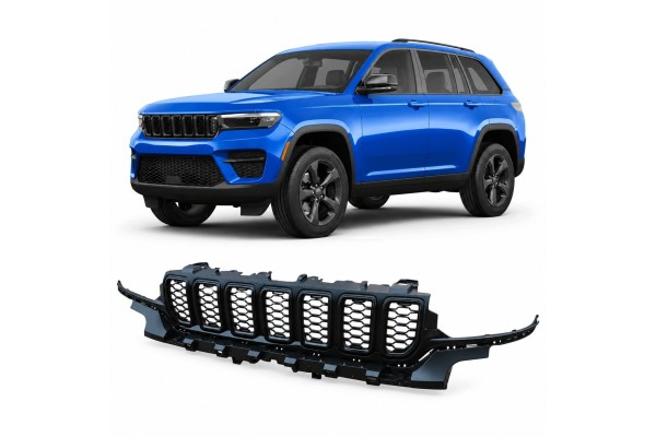 GRILL TOP DUMMY BLACK JEEP GRAND CHEROKEE WL 2021 2022 2023 2024 2025
