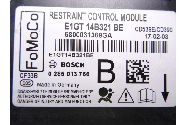 E1GT14B321BE CENTRALITA AIRBAG FORD S-MAX (CDR)
