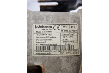 Webasto VW GOLF V 1K1 1K0815005EB 1 9L diesel 77kW 2004 Customs tariff code 87089997