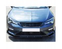 For SEAT Leon MK3 FL 2017 Front Lip Race Cup V1 Lenz Design Gloss Black Packaging status original