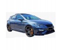 For SEAT Leon MK3 FL 2017 Front Lip Race Cup V1 Lenz Design Gloss Black Catalog number of the part AVBL4049