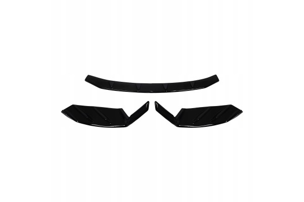 For SEAT Leon MK3 FL 2017 Front Lip Race Cup V1 Lenz Design Gloss Black Part manufacturer Autovision