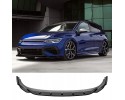 For VW Golf MK8 R 20 24 Front Splitter Lip Black ABS Plastic Sport Bumper
