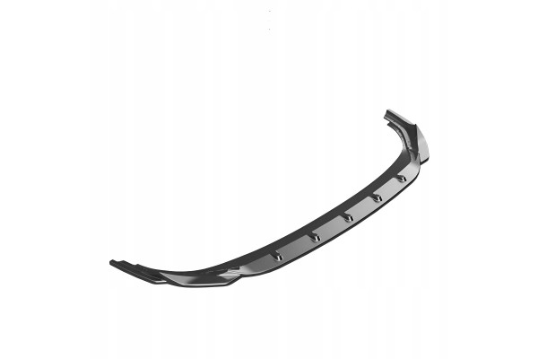 For VW Golf MK8 R 20 24 Front Splitter Lip Black ABS Plastic Sport Bumper Installation side front