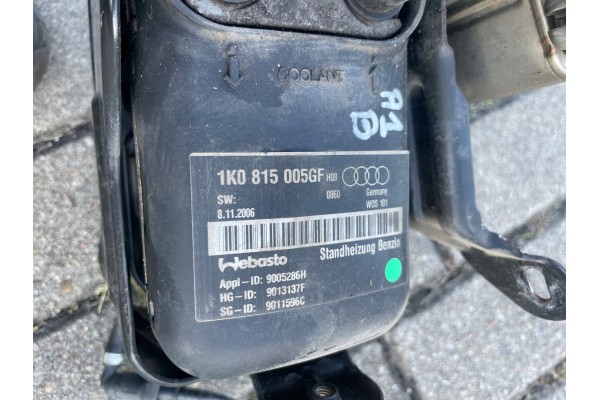 Webasto Thermo Top V Audi A3 8P 1K0815005GF petrol Part manufacturer Webasto