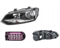 HEADLIGHT LAMP LEFT VW POLO 6R 09 HELLA