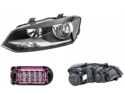 Lámpara delantera Hella para VW Polo V 2009-2017 izquierda H7