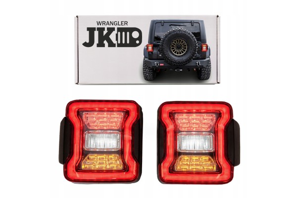 JEEP WRANGLER JK 07 18 EUROPEAN VERSION REAR LED STYLING LAMPS FOR JL
