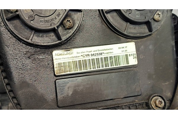 COMPLETE ENGINE 2 0 TFSI 252KM CYR AUDI A5 Quality of parts according to GVO O original with manufacturer s logo OE