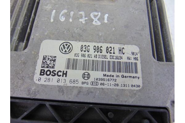 03G906021HC CENTRALITA MOTOR UCE VOLKSWAGEN GOLF PLUS V (5M1)