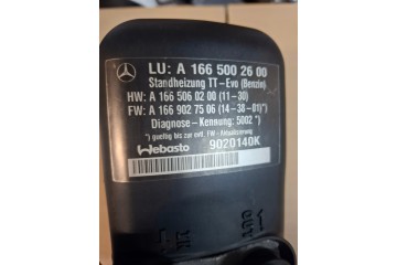 WEBASTO THERMO TOP EVO Auxiliary Heater for Mercedes Benz Part Number A1665002600 Gasoline Petrol Models 9020140K 9020140L Part 