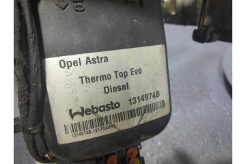 Calefactor Auxiliar Webasto para Opel Astra J (2009-Presente) - Número