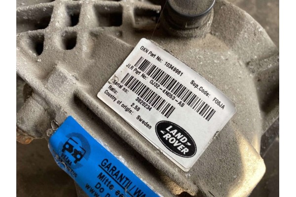 LR072726 Rear axle differential LAND ROVER EVOQUE I L538 2011 2018 Catalog number of the original LR072726 LR095737 GJ324200AA R