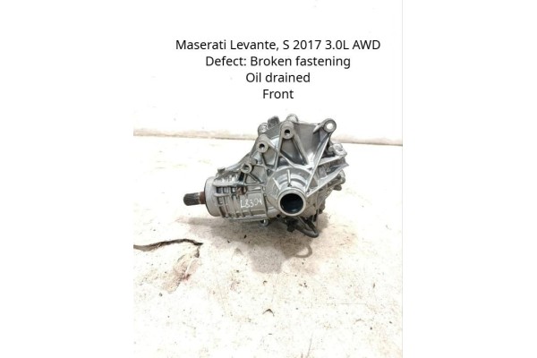 Front differential 670032183 Maserati LEVANTE 2017